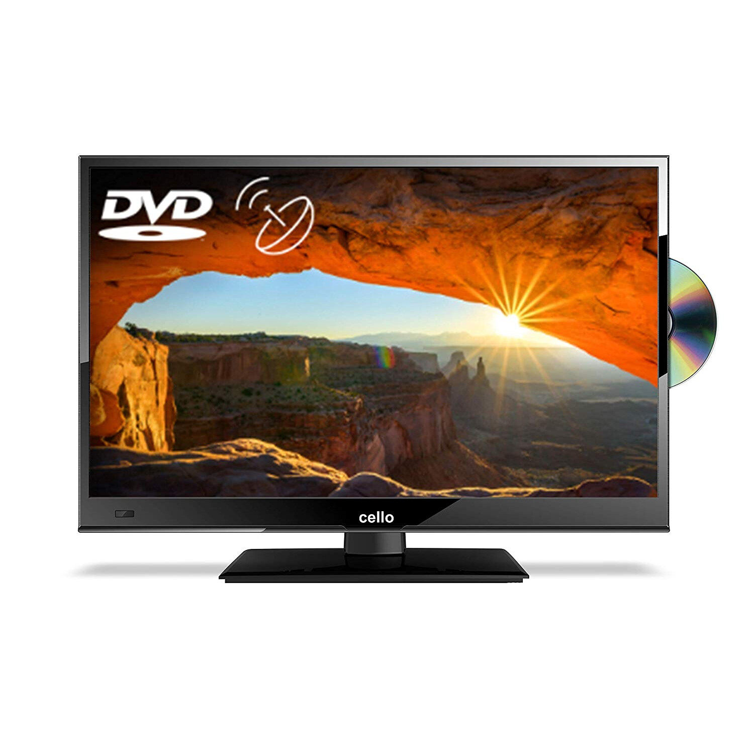 Cello 16″ Full HD 1080p LED TV with Freeview and Satellite Tuner + DVD Player Cello 16″ Full HD 1080p LED TV with Freeview and Satellite Tuner + DVD Player