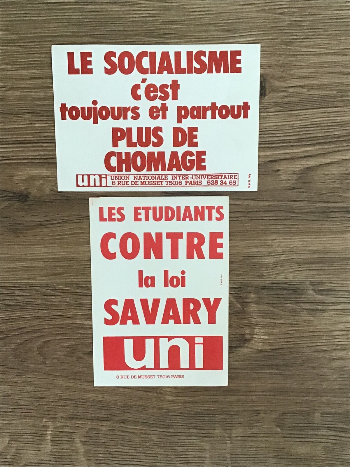 2 autocollants sindicaux