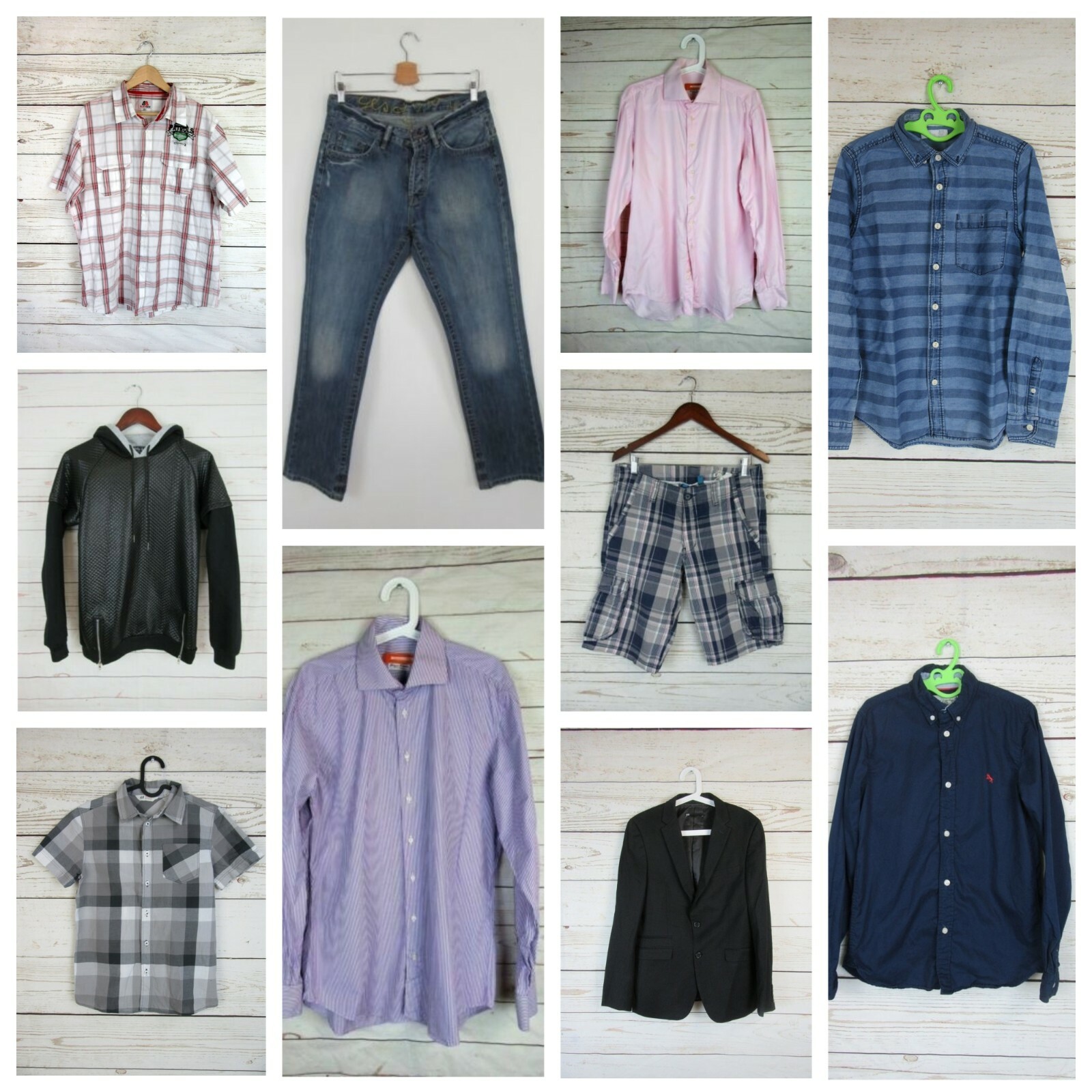 Lot de 10 kilos de vêtements pour homme 1er choix