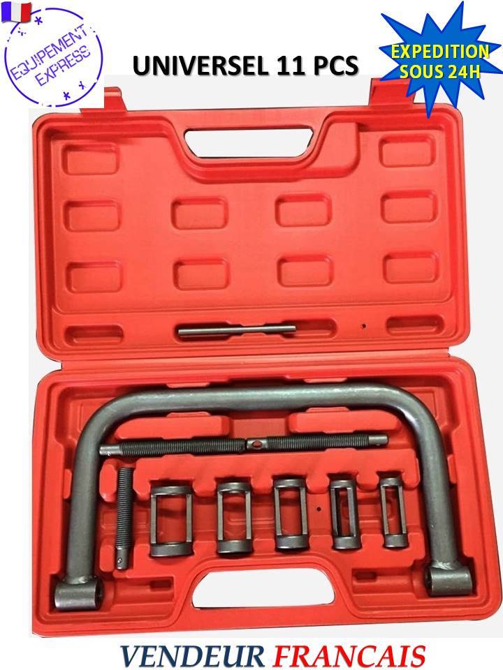 COFFRET COMPRESSEUR DEMONTE LEVE SOUPAPE AUTO MOTO UNIVERSEL COFFRET COMPRESSEUR DEMONTE LEVE SOUPAPE AUTO MOTO UNIVERSEL