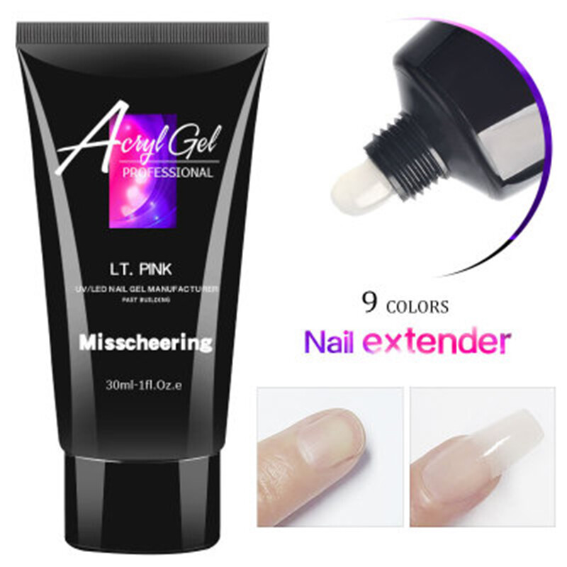 30ml Poly UV Gel Ongle Construction Extension Nail Art Manucure Tips Builder