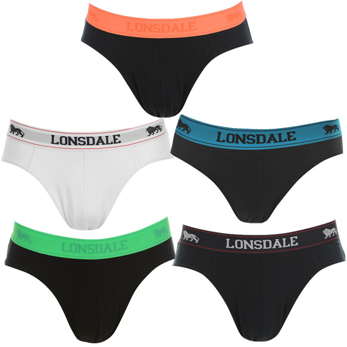 Lonsdale Slip pour Homme 2 St.sous-Vêtements Pack Double S – L XL XXL Slips Neuf