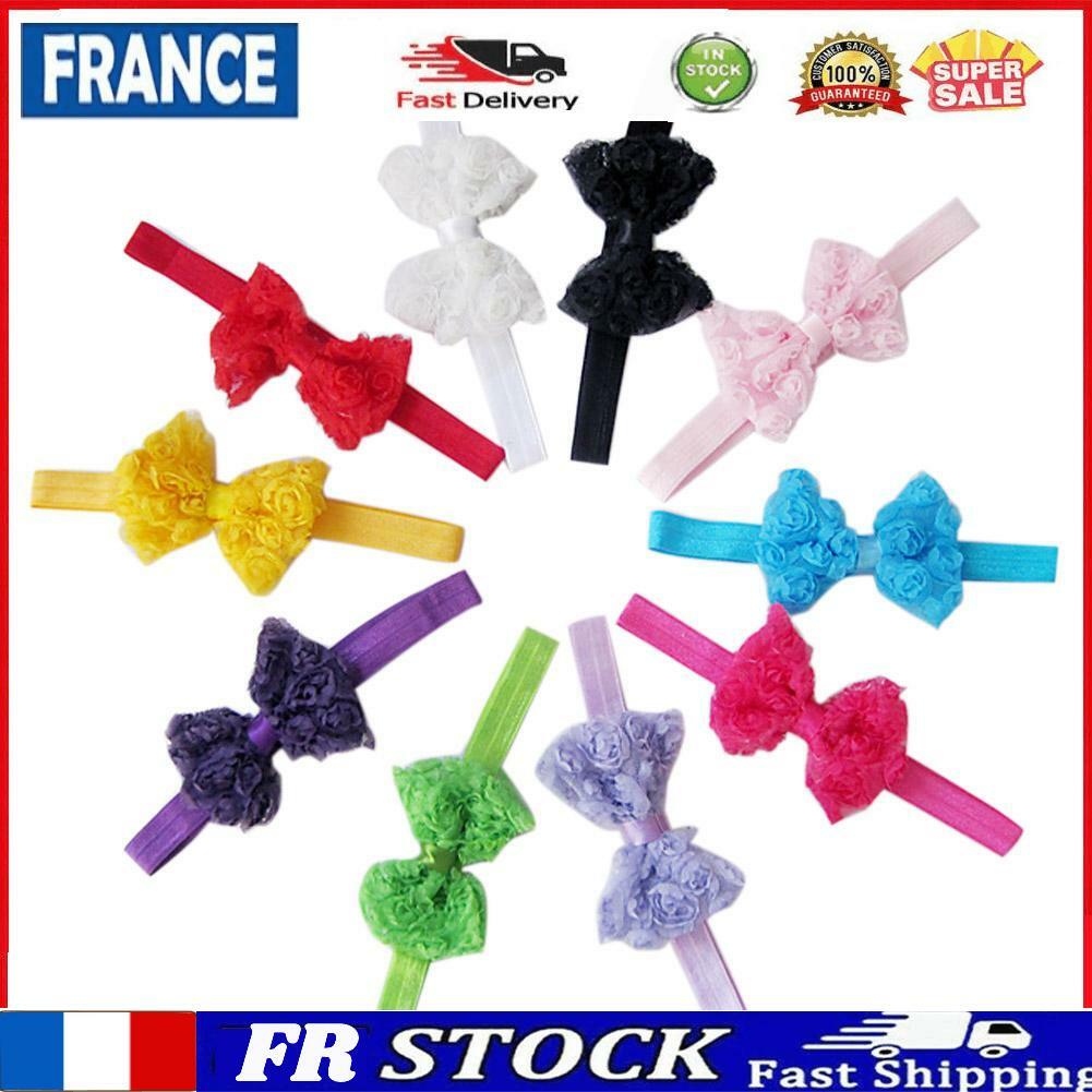 BS #S bébé bambin dentelle papillon bandeau cheveux bande Accessoires coiff BS #S bébé bambin dentelle papillon bandeau cheveux bande Accessoires coiff