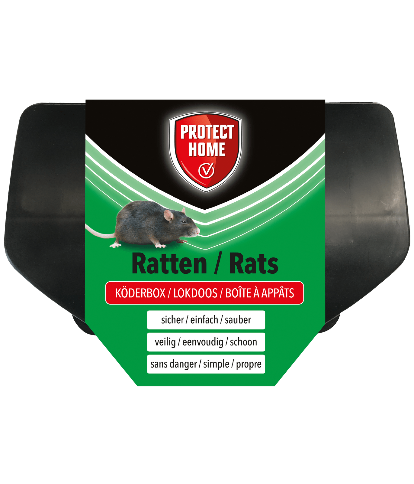 SBM Protéction Accueil Ratten Boîte à Appâts, 1 Pièce SBM Protéction Accueil Ratten Boîte à Appâts, 1 Pièce