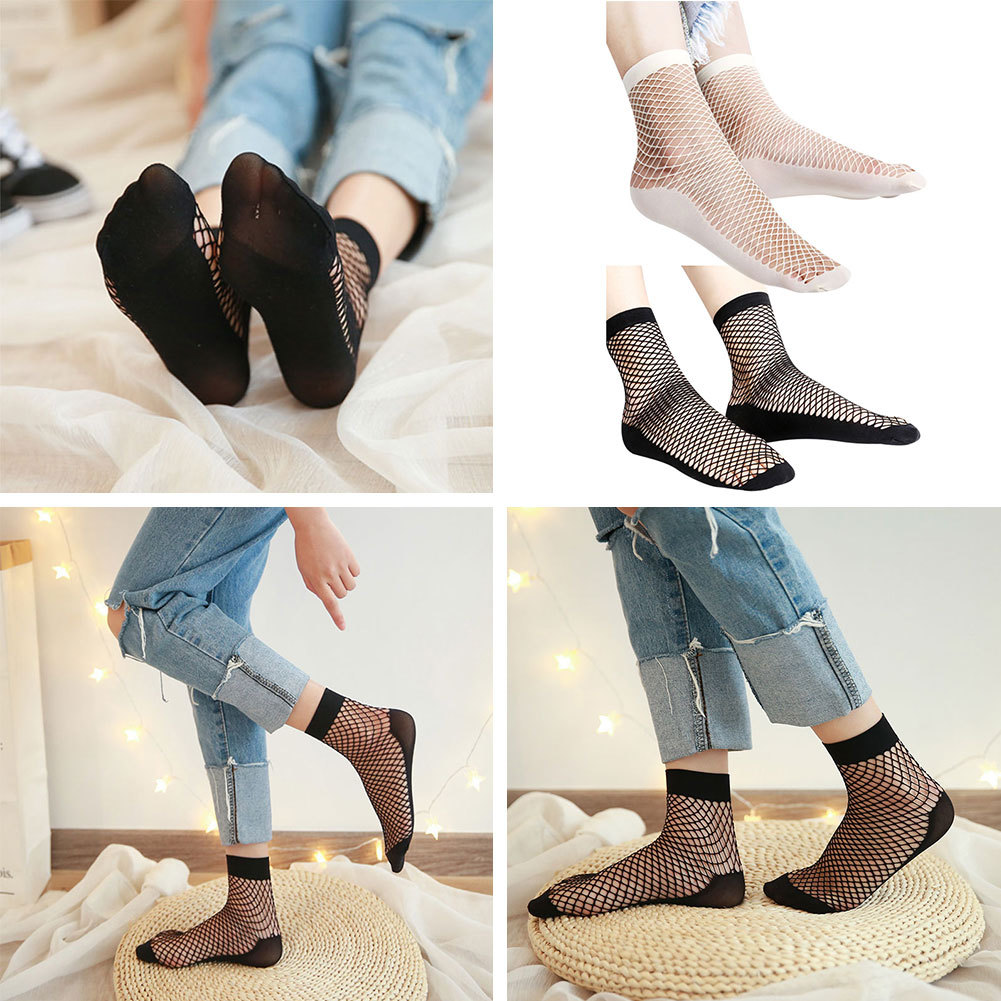 Paire Femme Cheville Résille Chaussettes Soquettes Collants Maille Souple Cadeau Paire Femme Cheville Résille Chaussettes Soquettes Collants Maille Souple Cadeau