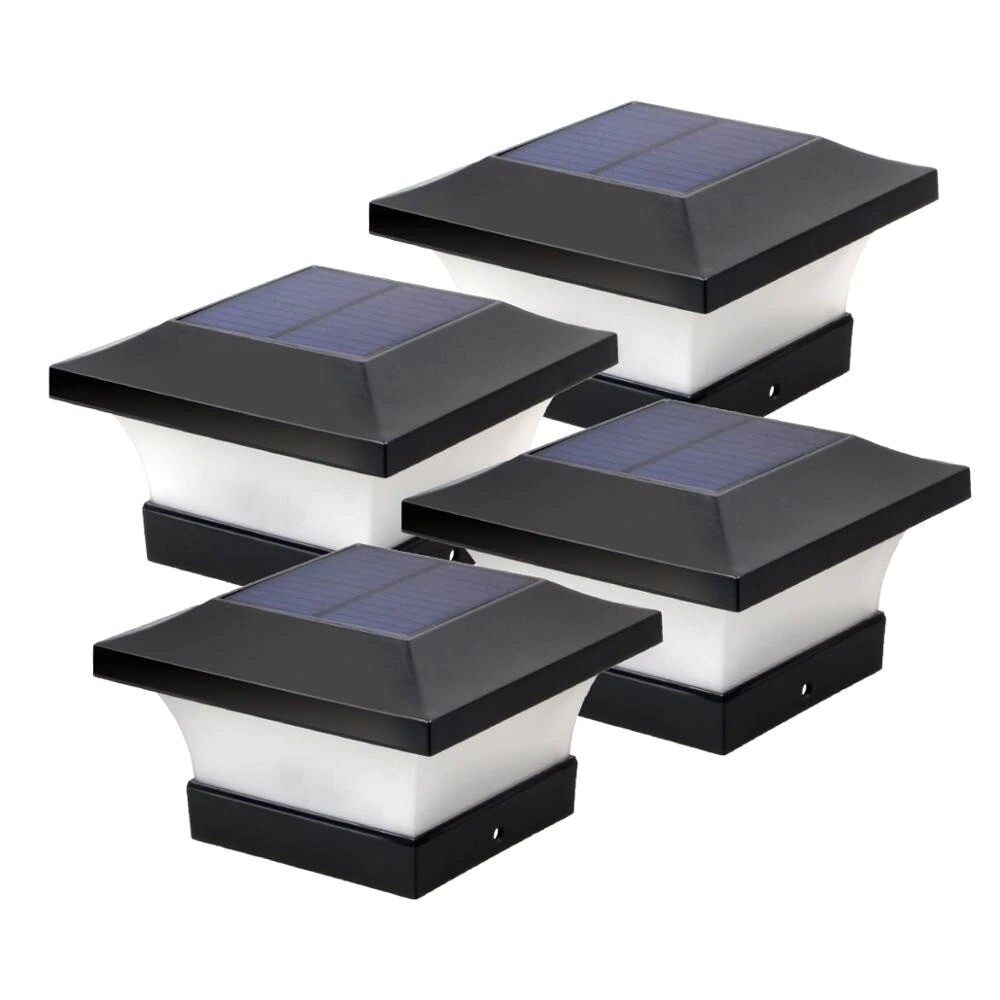 Solaire Clôture Clair IP65 Extérieur Lampe Jardin Décoration Portail Mural Solaire Clôture Clair IP65 Extérieur Lampe Jardin Décoration Portail Mural