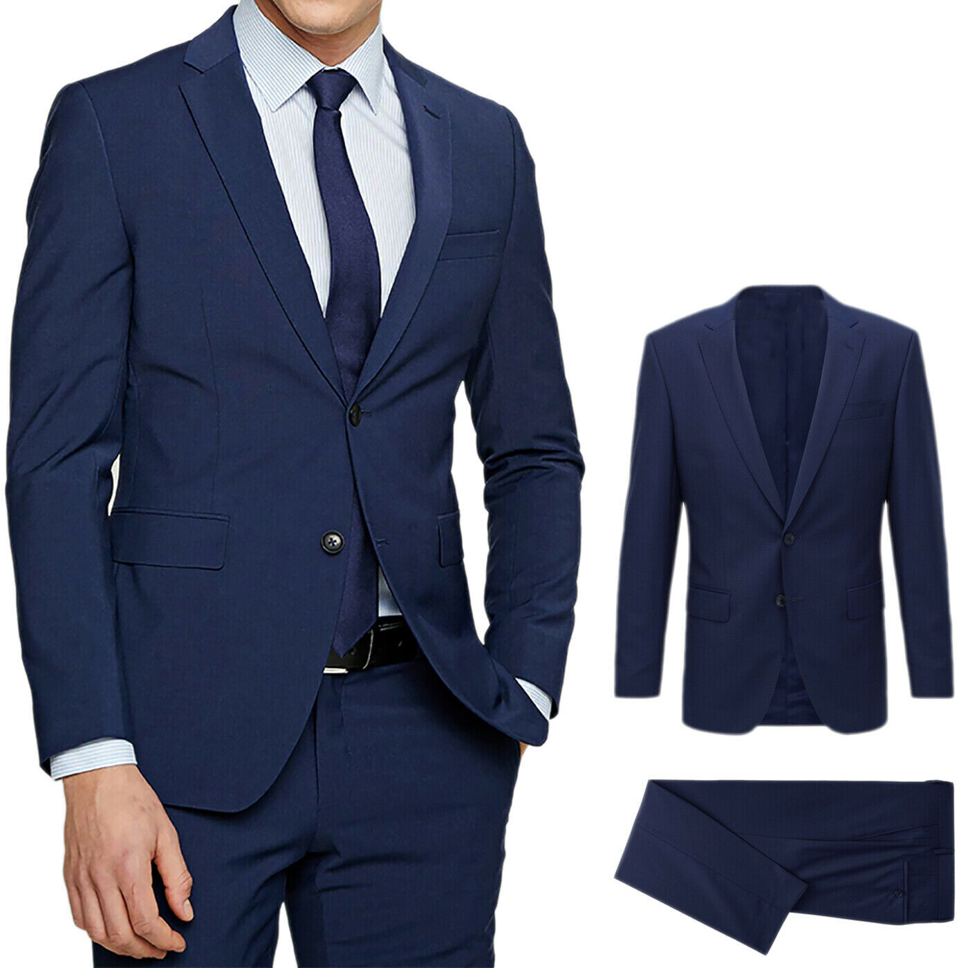 Vêtements Homme Bleu Marine Élégant Slim Fit Vestiro Cérémonie Sartorial Mode Vêtements Homme Bleu Marine Élégant Slim Fit Vestiro Cérémonie Sartorial Mode
