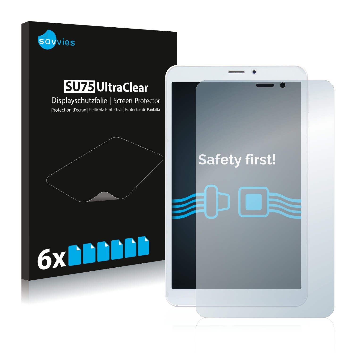 6x Film Protection pour Mediacom SmartPad 8.0 S2 4G Écran Protecteur Clair