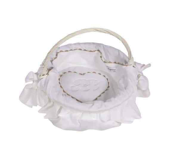 Corbeille De Toilette Emma Blanc