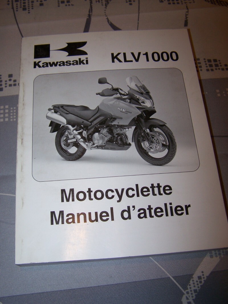 ID Manuel d’atelier/Workshop service Manual Kawasaki Motocyclette KLV1000 2004 ID Manuel d’atelier/Workshop service Manual Kawasaki Motocyclette KLV1000 2004