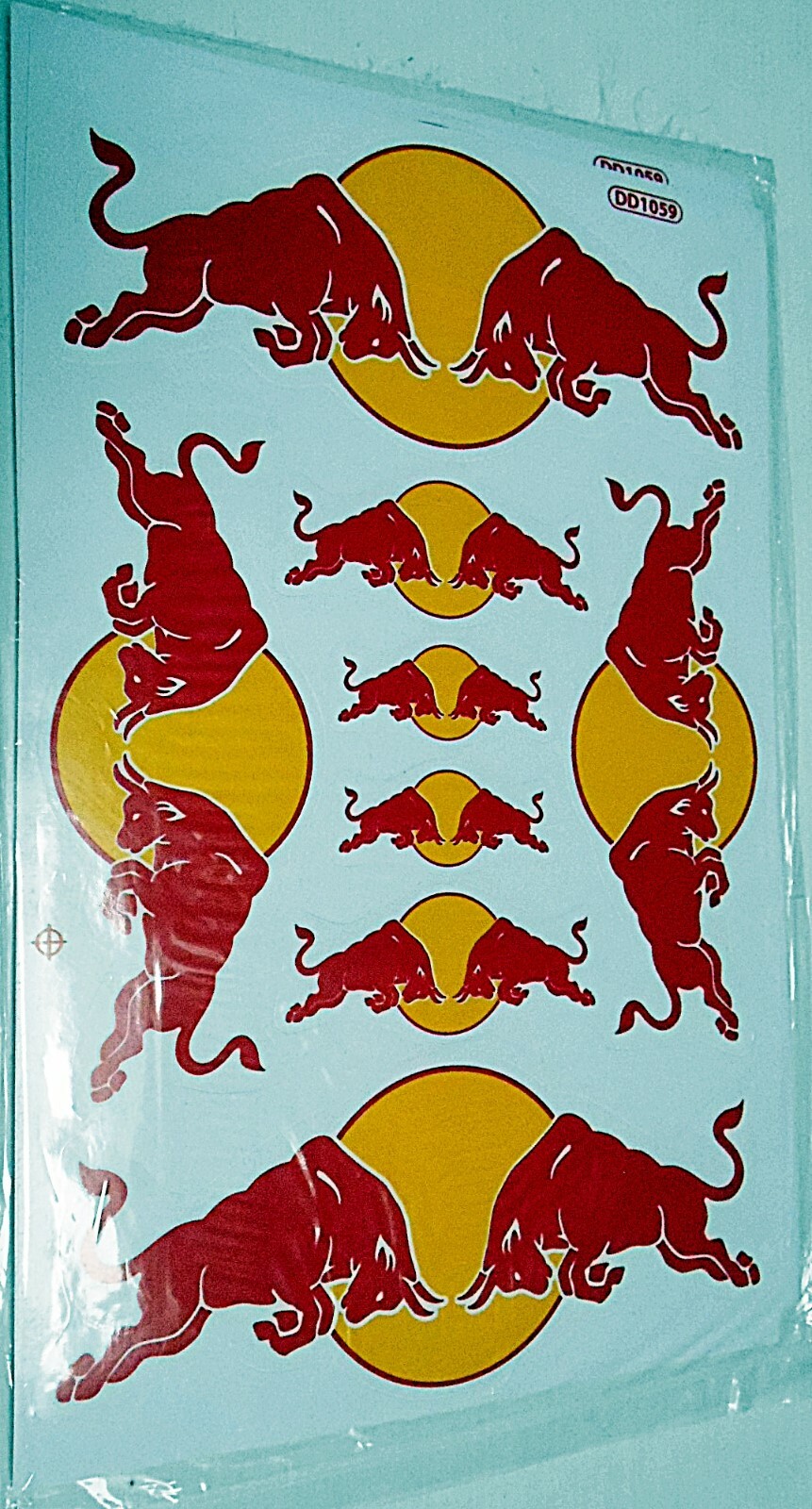 autocollants pour décoration casque N°3 – sport mécanique tuning Red Bull