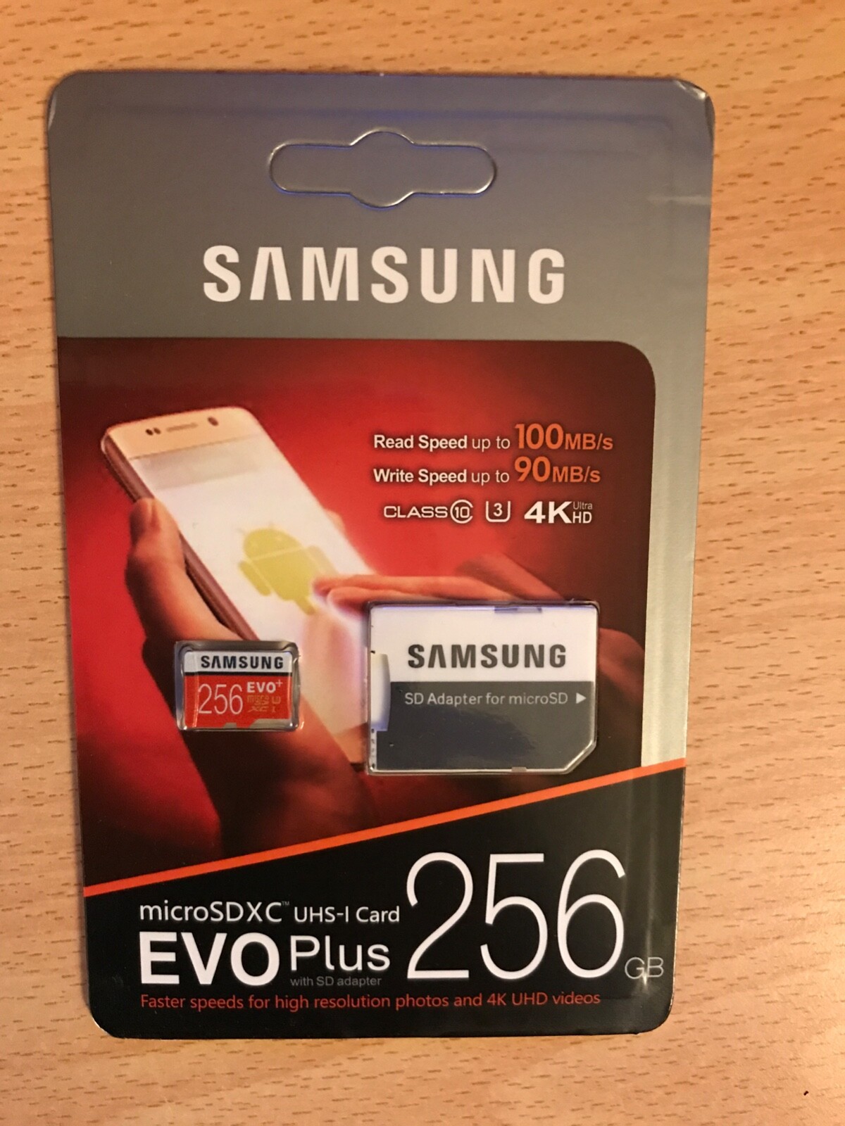 CARTE MÉMOIRE MICRO SD SAMSUNG 256 GO CLASSE 10 EVO Plus MicroSDX, + adaptateur CARTE MÉMOIRE MICRO SD SAMSUNG 256 GO CLASSE 10 EVO Plus MicroSDX, + adaptateur