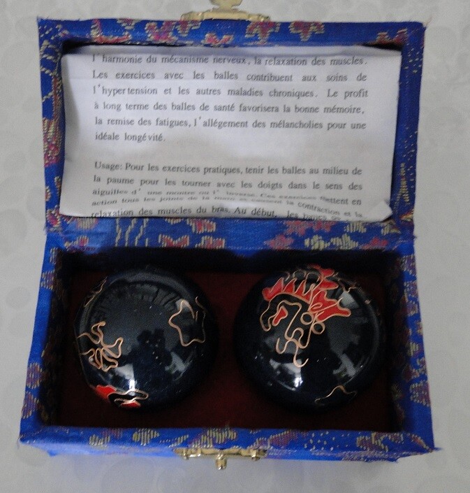 Médecine chinoise = balles de santé de relaxation