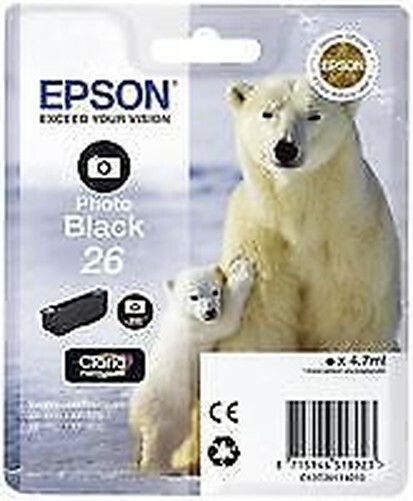 Encre Cartouche T2611 Photo Bkepson Ordinateur Produits Imprimante Consommables