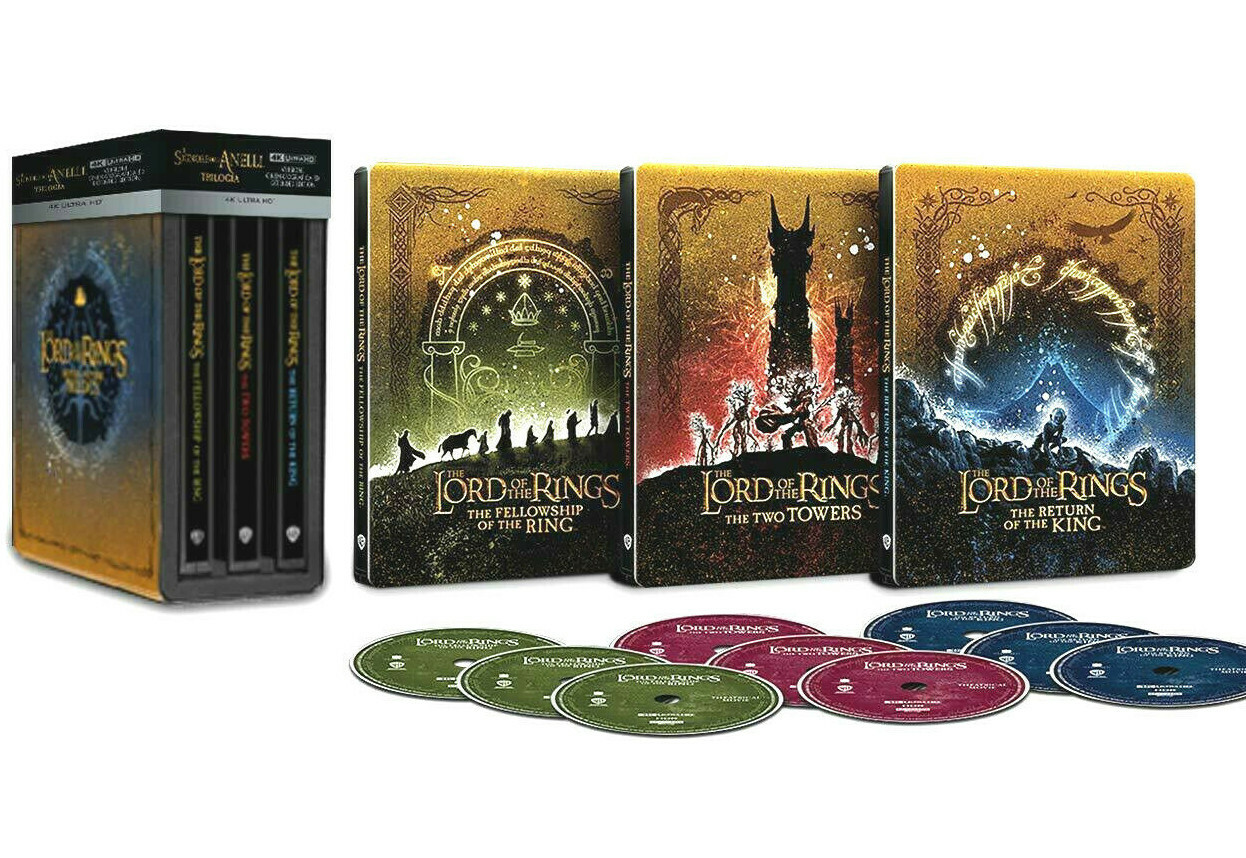 Il Signore Degli Anelli 4K STEELBOOK – La Trilogia (9 4K Ultra HD + Blu-ray) Il Signore Degli Anelli 4K STEELBOOK – La Trilogia (9 4K Ultra HD + Blu-ray)