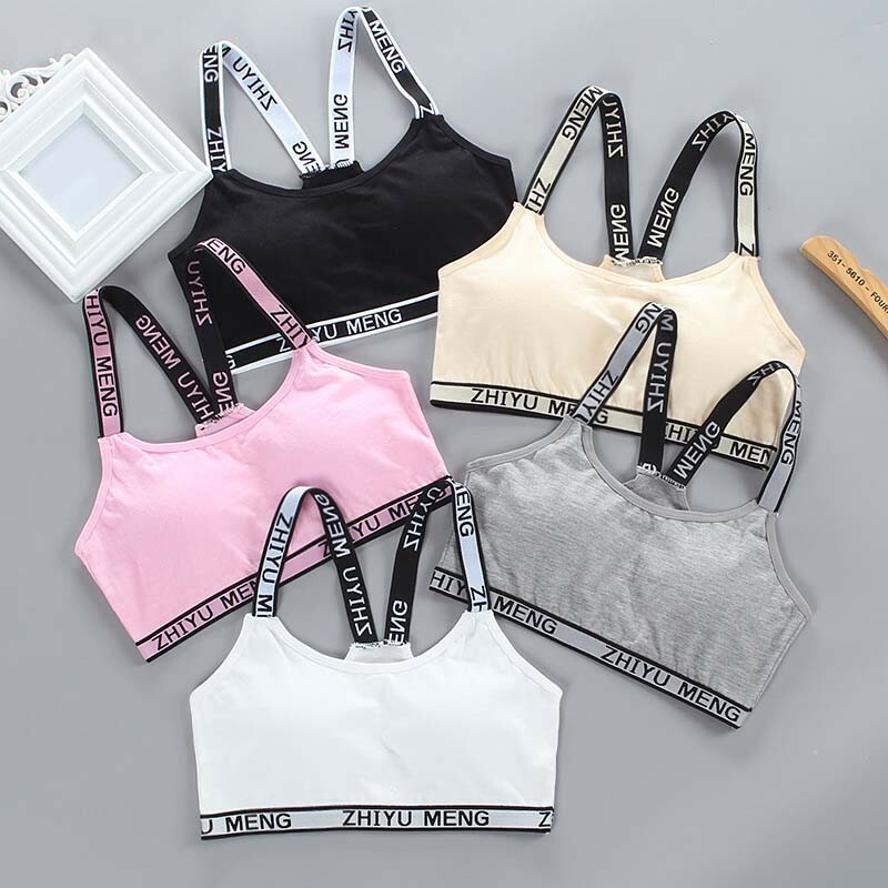Enfants Soutien-Gorge Filles Confortable Caraco Mode Respirant Tank sans Manche