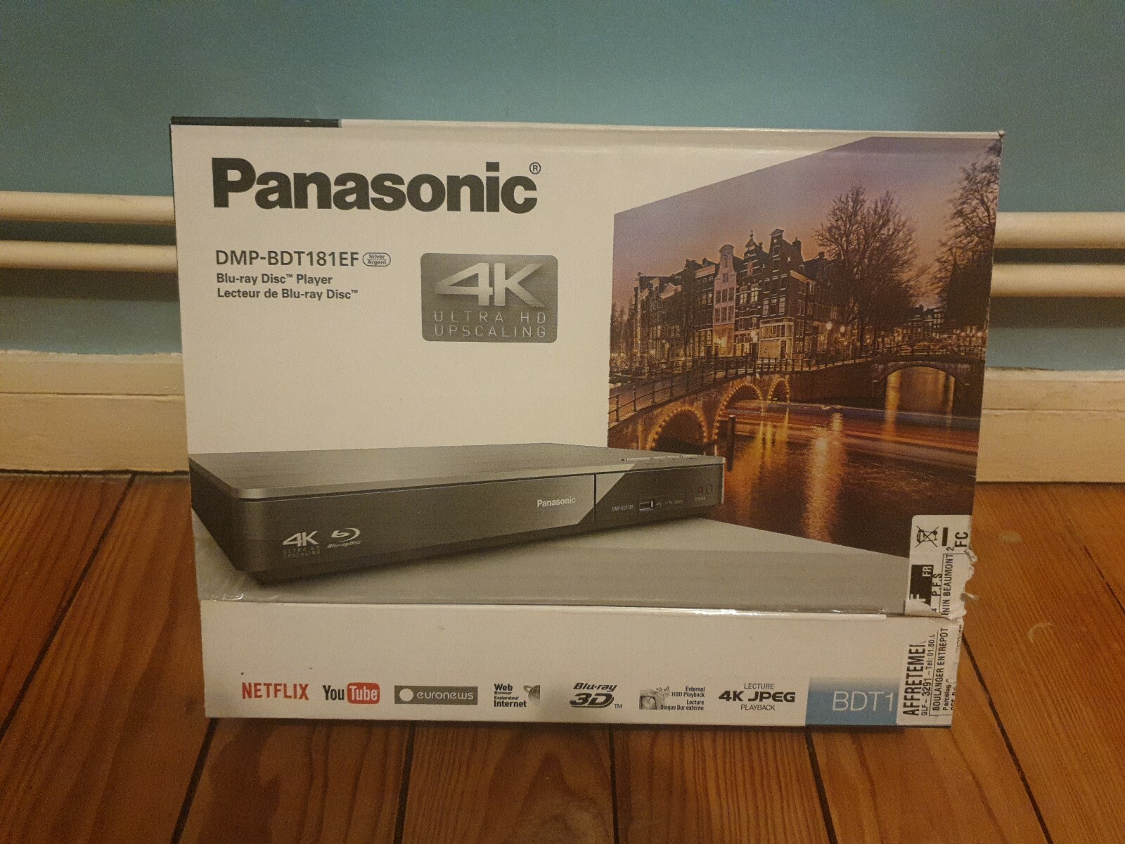 Panasonic 4k Ultra Hd Upscaling Dmp-bdt181ef