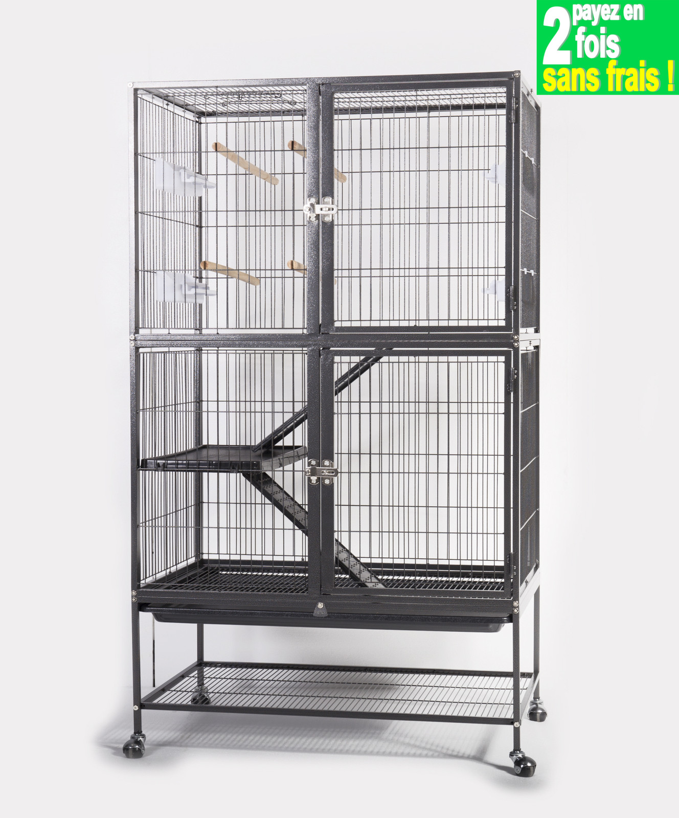 CAGE OISEAUX VOLIERE OISEAUX ET/OU RONGEURS Réf AS2578