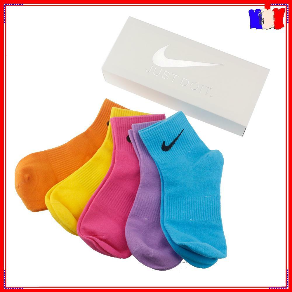 5 Paires Nike Chaussettes de Sports Socks Décontracté Coton Femme Homme Mid-tube 5 Paires Nike Chaussettes de Sports Socks Décontracté Coton Femme Homme Mid-tube