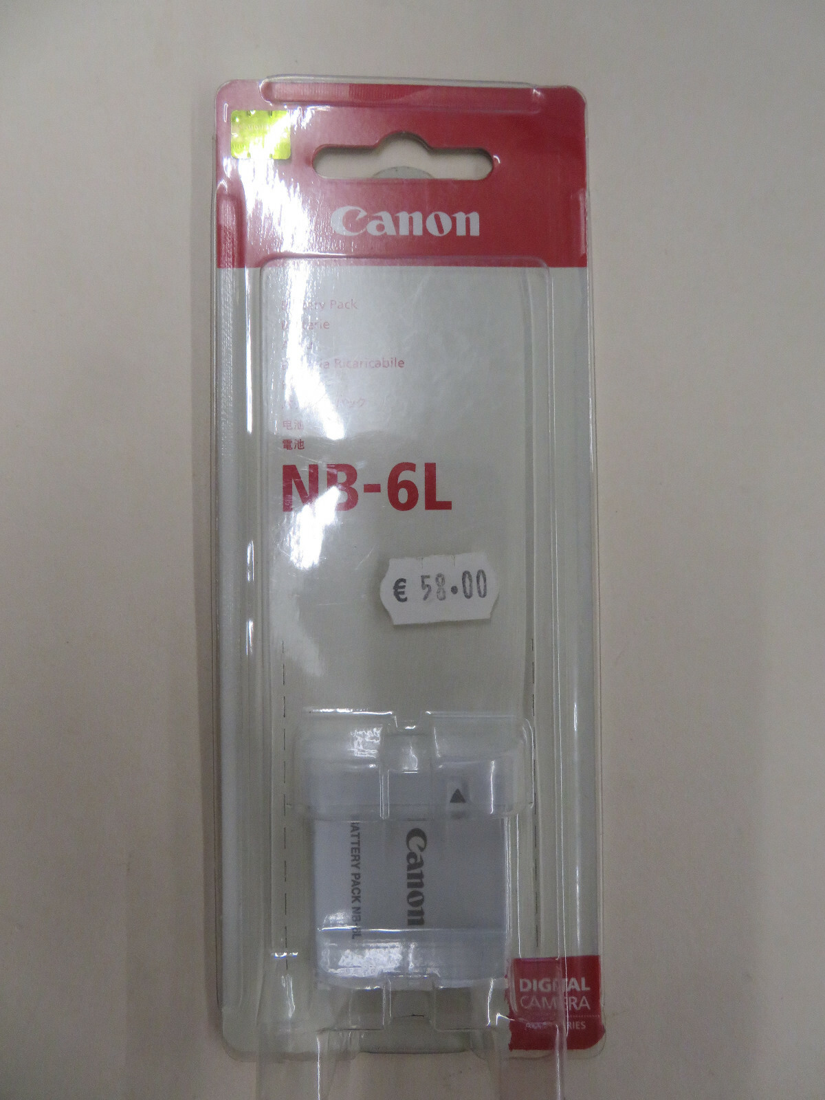 Batterie pour Appareil photo numérique/Caméscope CANON NB-6L Batterie pour Appareil photo numérique/Caméscope CANON NB-6L