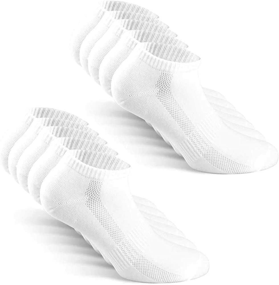 TUUHAW Chaussettes Homme Femme de 10 Paires Sport Coton Socquettes Respirant TUUHAW Chaussettes Homme Femme de 10 Paires Sport Coton Socquettes Respirant