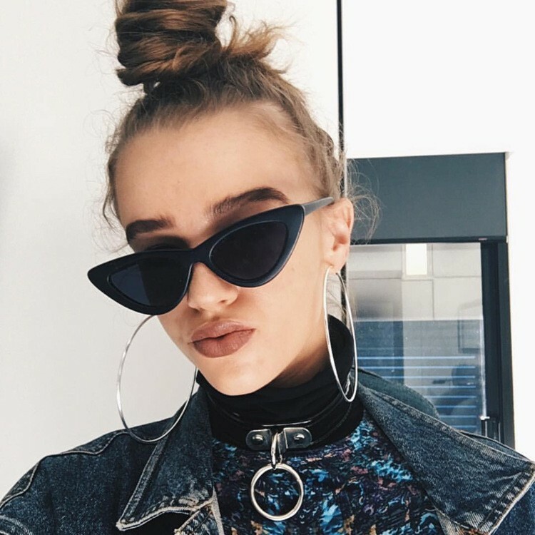 Lunettes De soleil Vintage œil De chat pour femmes, rétro, Sexy, œil De chat