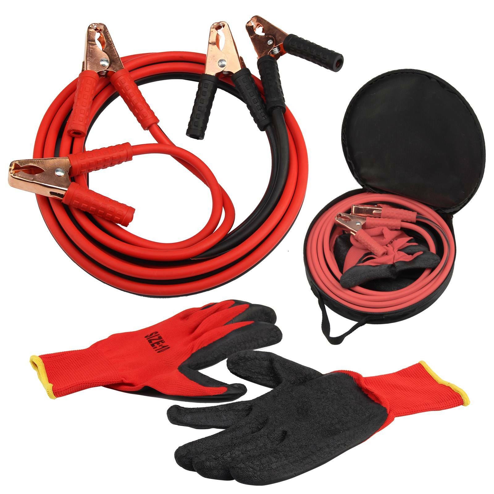 Cables de demarrage 800AMP voiture auto pince batterie 12 24 V cable de 3.6m FR