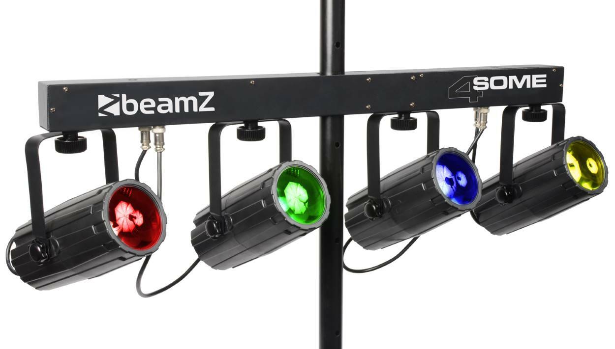 BeamZ 4-SOME – Set 4x Projecteurs, 228 LEDs, couleurs RGBW, puissance de 50W, av