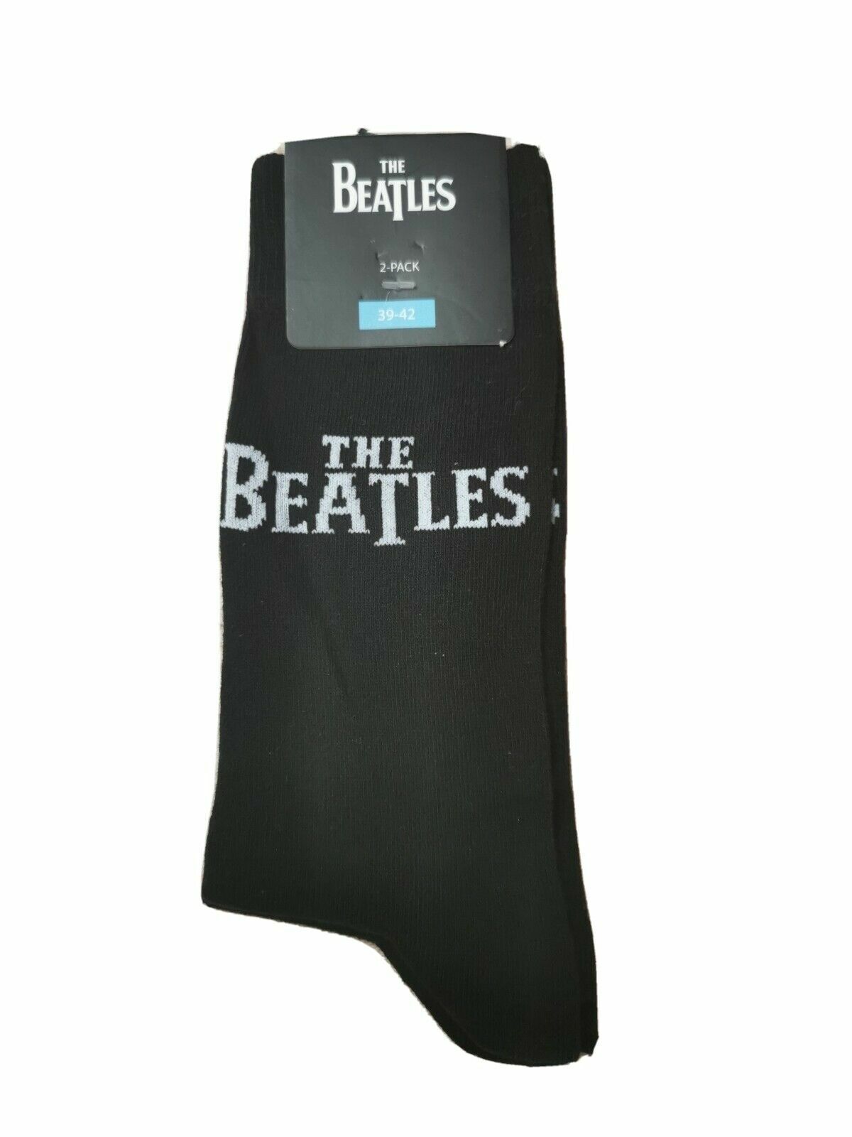 Lot de 2 paires de Chaussettes homme montantes The Beatles / plusieurs tailles Lot de 2 paires de Chaussettes homme montantes The Beatles / plusieurs tailles