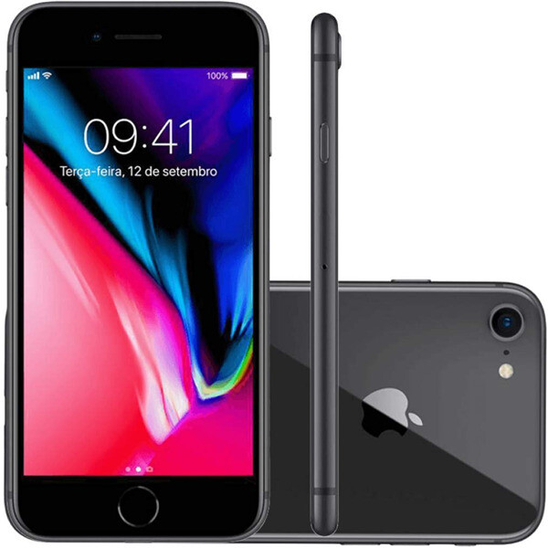 IPHONE 8 RICONDIZIONATO 64GB GRADO A NERO BLACK ORIGINALE APPLE RIGENERATO