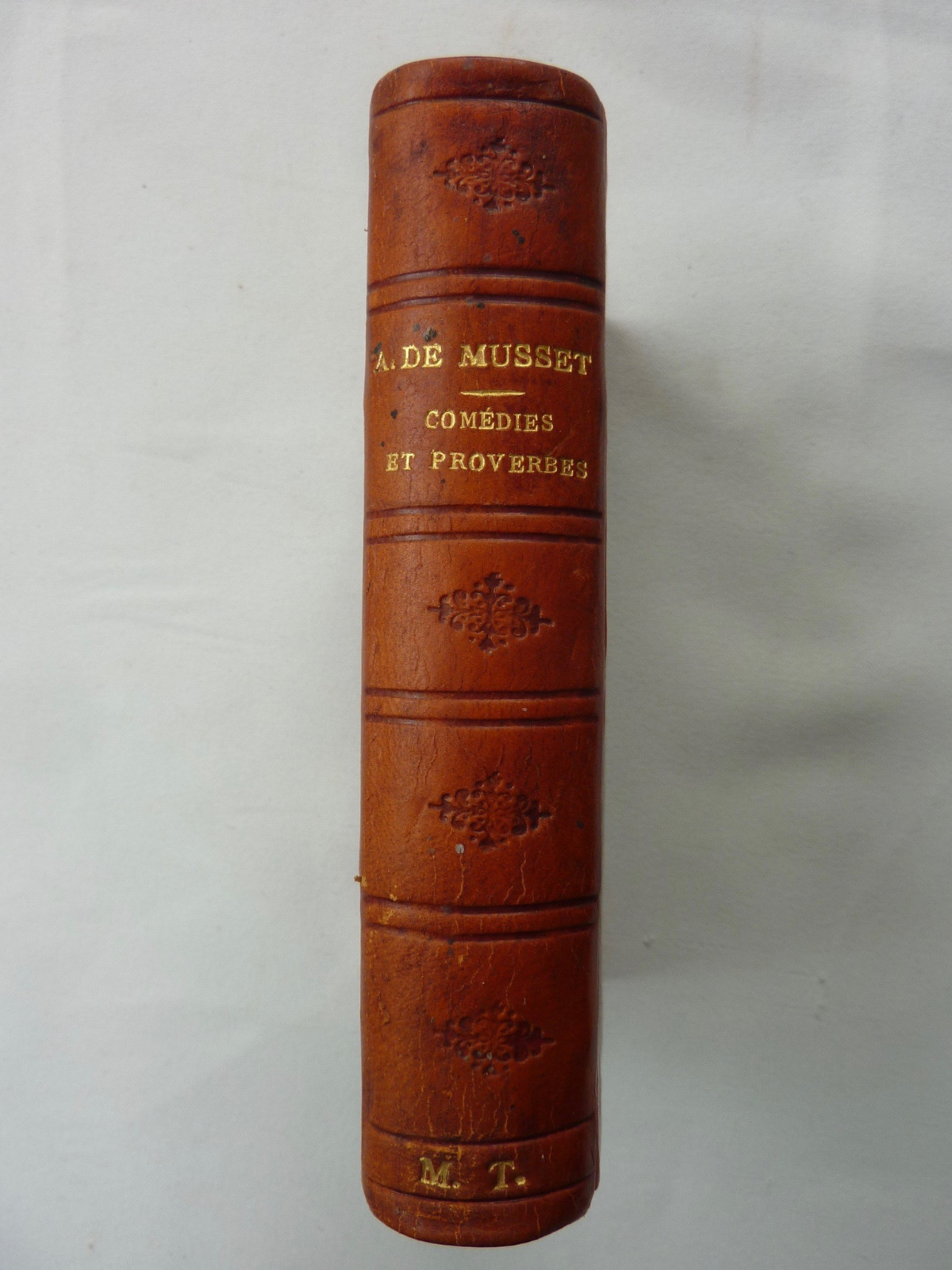 LIVRE ANCIEN COMÉDIES et PROVERBES ” ALFRED de MUSSET – éd. A.LEMERRE 1876