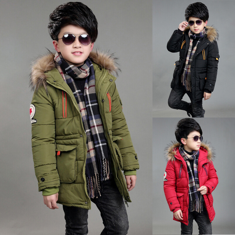 Mode Enfants Garçons Matelassé Doudoune Manteau Veste Capuche Chaud Hiver Pull Mode Enfants Garçons Matelassé Doudoune Manteau Veste Capuche Chaud Hiver Pull