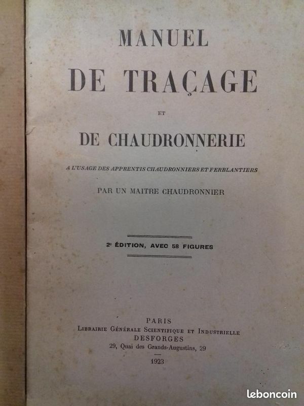 Livres sur la chaudronnerie Livres sur la chaudronnerie