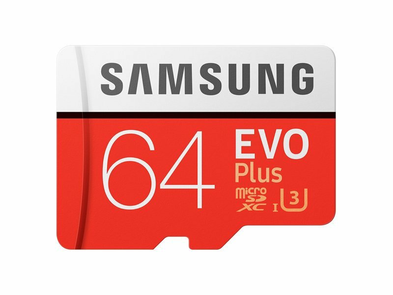 Samsung 64Go EVO plus 100Mo/s MicroSD SDXC UHS-I Class 10 Carte mémoire Samsung 64Go EVO plus 100Mo/s MicroSD SDXC UHS-I Class 10 Carte mémoire