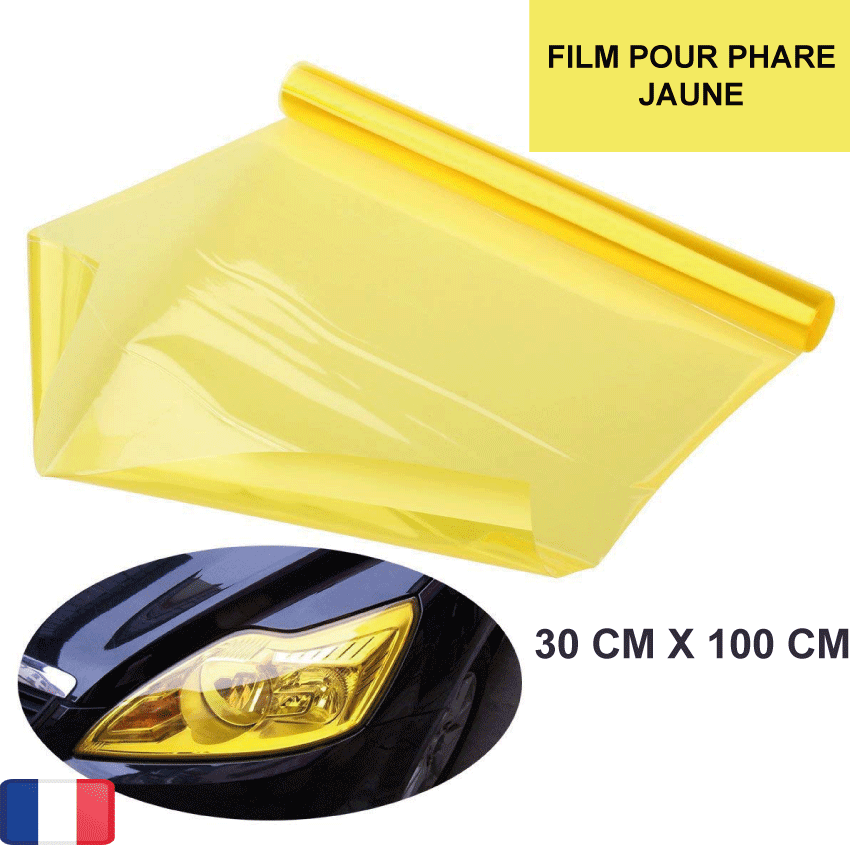 Film vinyl teinte phare feux auto voiture scooter moto jaune teinte Film vinyl teinte phare feux auto voiture scooter moto jaune teinte