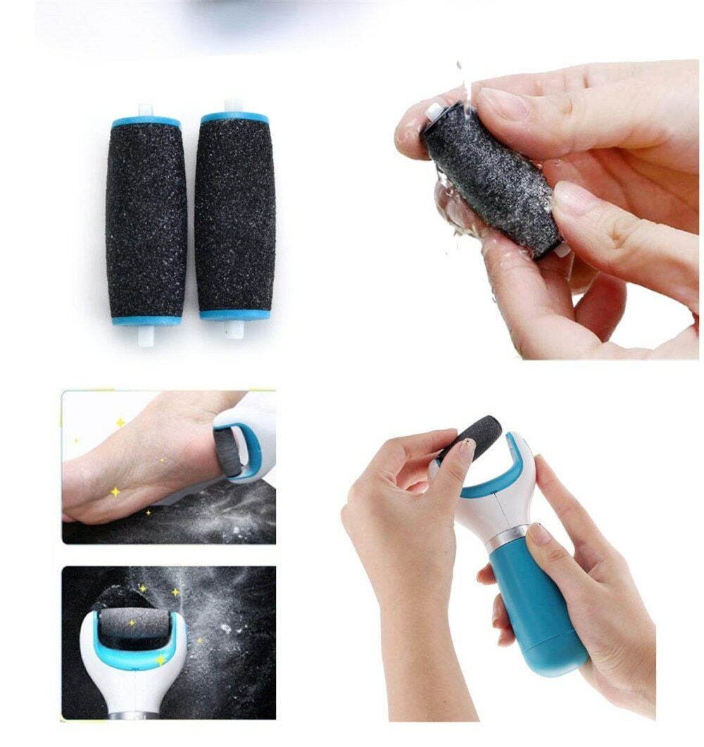 2 rouleaux diamants de remplacement soins pied s’adapte Râpe electrique Scholl 2 rouleaux diamants de remplacement soins pied s’adapte Râpe electrique Scholl