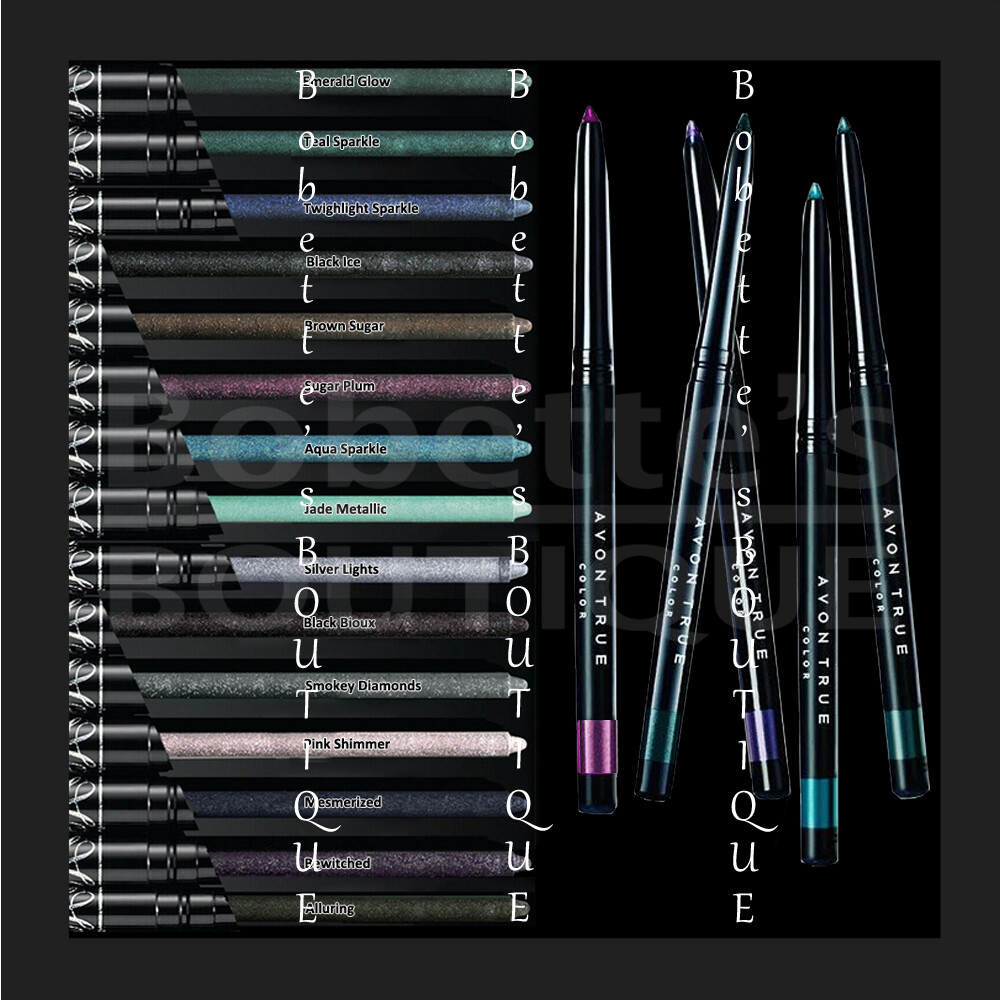 CRAYON EYE LINER Contour Yeux Irisé & Scintillant 15 Coloris AVON Rétractable CRAYON EYE LINER Contour Yeux Irisé & Scintillant 15 Coloris AVON Rétractable