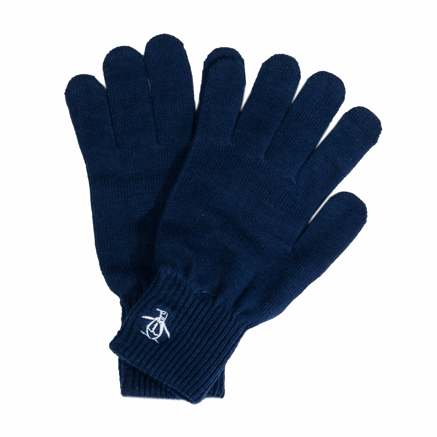 Original Penguin Gants Basic Logo Bleu Accessoires
