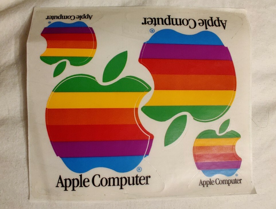 Autocollants  Apple Computer 1994  / Macintosh MAC Stickers