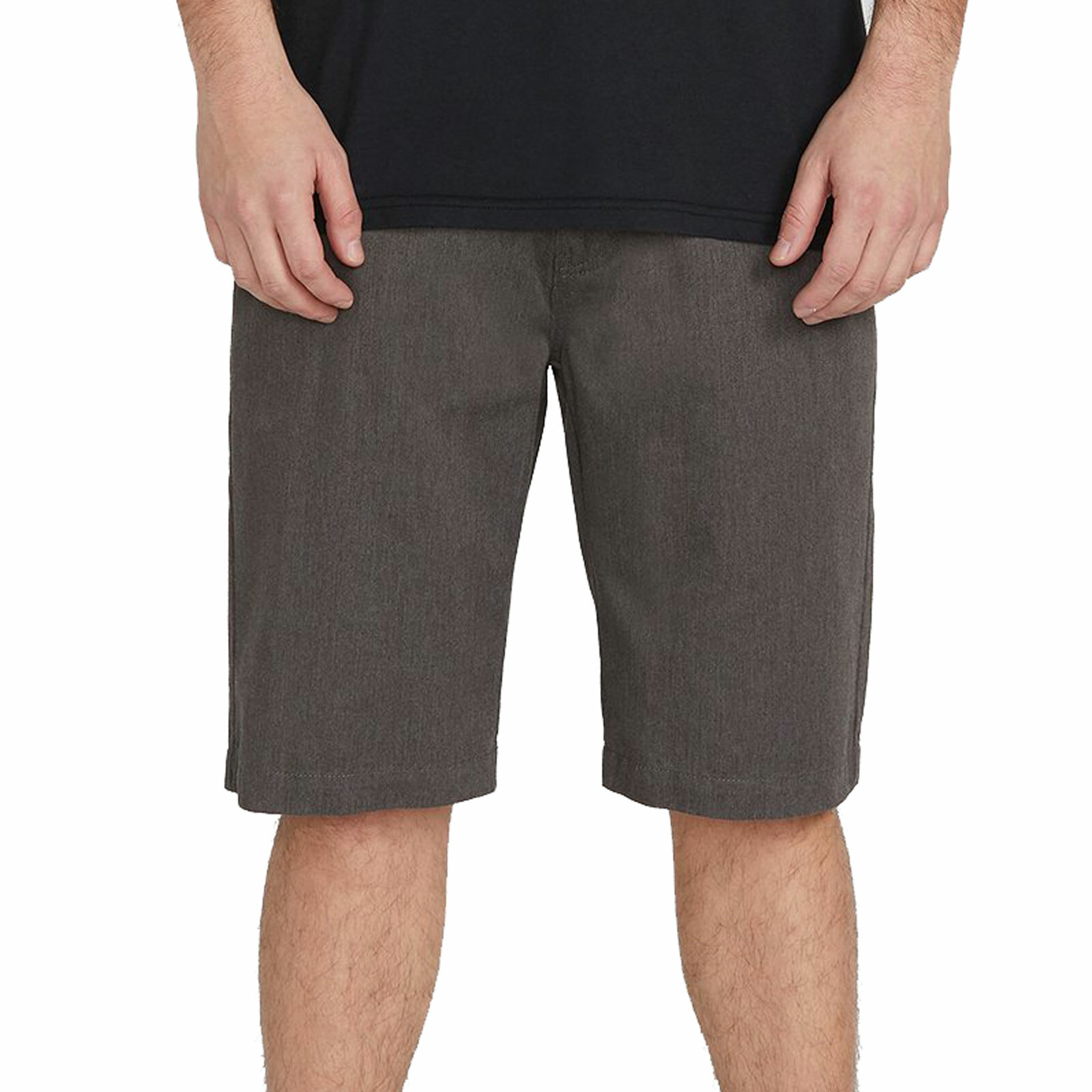 Volcom Homme Vmonty 22 Short Anthracite Chiné Vêtements Habillement Skateboard Volcom Homme Vmonty 22 Short Anthracite Chiné Vêtements Habillement Skateboard