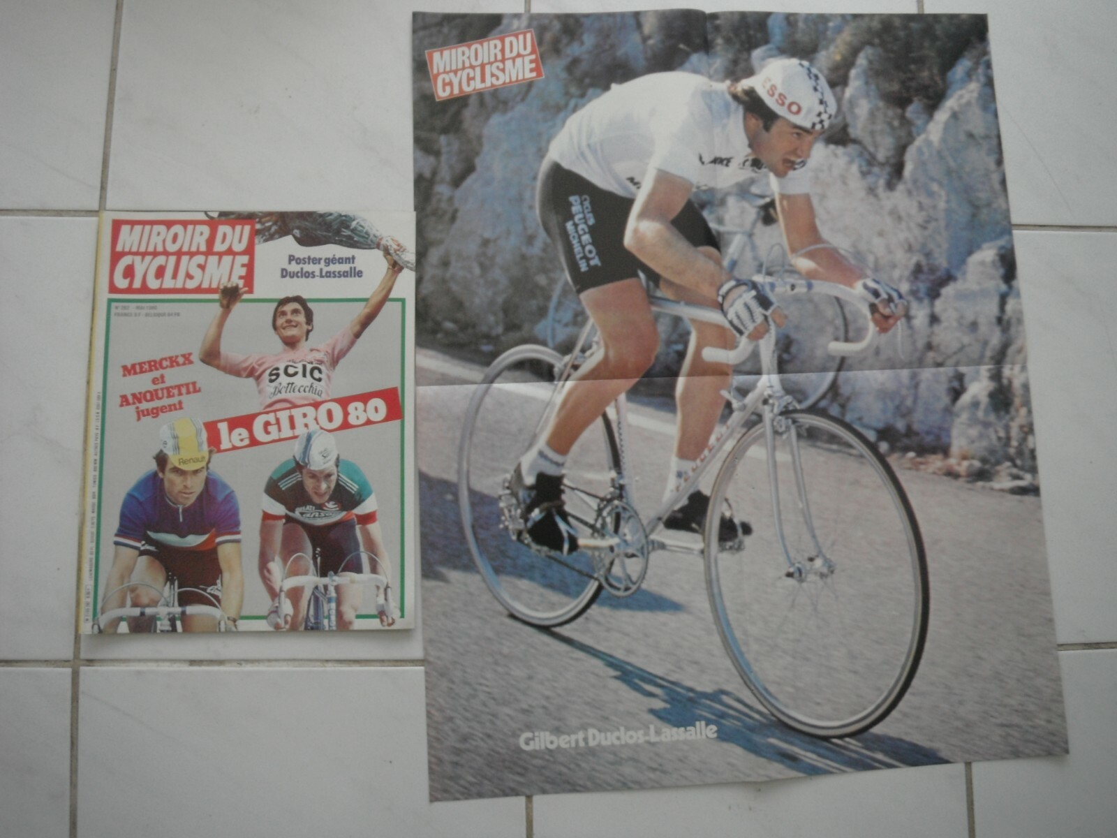 MIROIR DU CYCLISME N° 282 de 1980 + POSTER MIROIR DU CYCLISME N° 282 de 1980 + POSTER