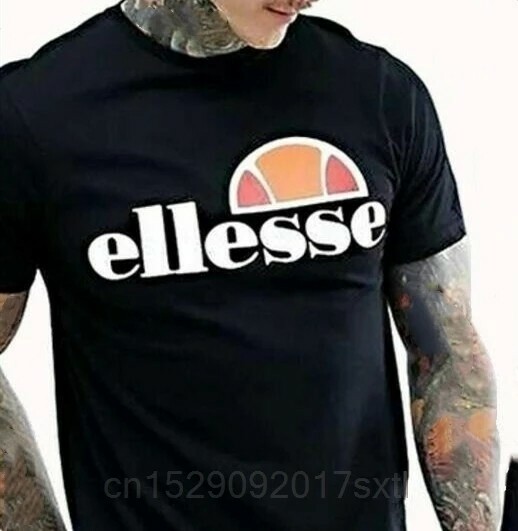Ellesse T-Shirt pour homme vêtements de rue imprimé chemise taille L Ellesse T-Shirt pour homme vêtements de rue imprimé chemise taille L