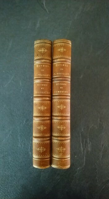 Livres anciens en 2 tomes : Scénes, proverbes et comédies de O. FEUILLET 1886 Livres anciens en 2 tomes : Scénes, proverbes et comédies de O. FEUILLET 1886