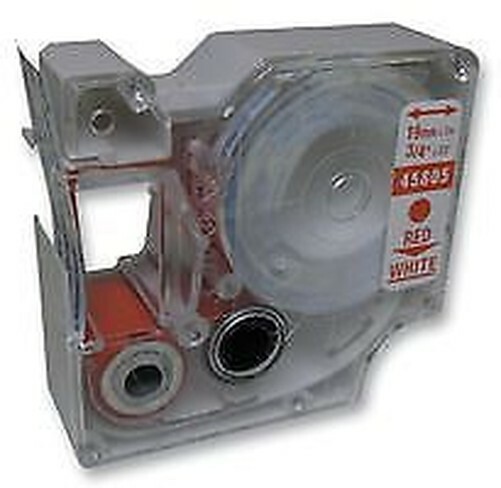 D1 Bande Rouge/Blanc 19MM – Étiquette Imprimante – Bureau Consommables – LAB0118 D1 Bande Rouge/Blanc 19MM – Étiquette Imprimante – Bureau Consommables – LAB0118