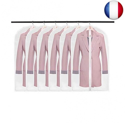 Bangshou Housse de protection transparente anti-poussière en PEVA pour