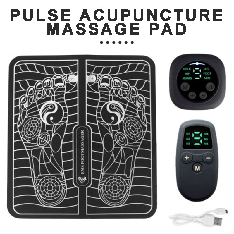 Coussin électrique Double Masseur Pied Massage Muscle Circulation Télécommande Coussin électrique Double Masseur Pied Massage Muscle Circulation Télécommande