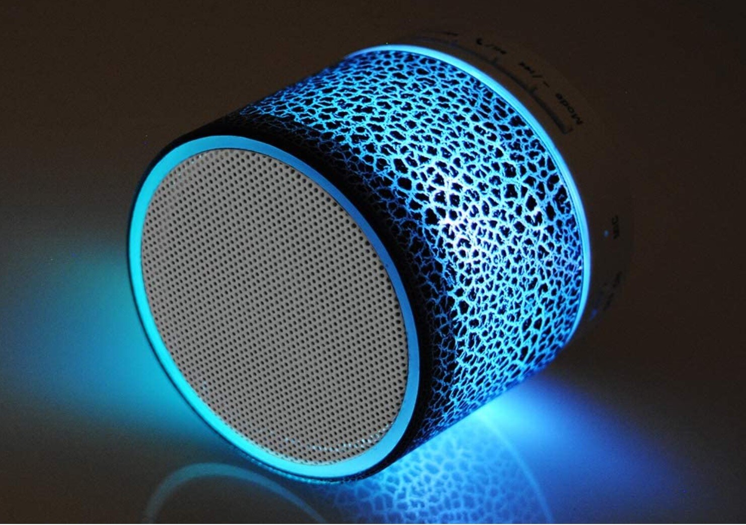 Mini Haut-Parleur Lumineux LED sans Fil Haut-Parleurs mp3 Radio USB PC