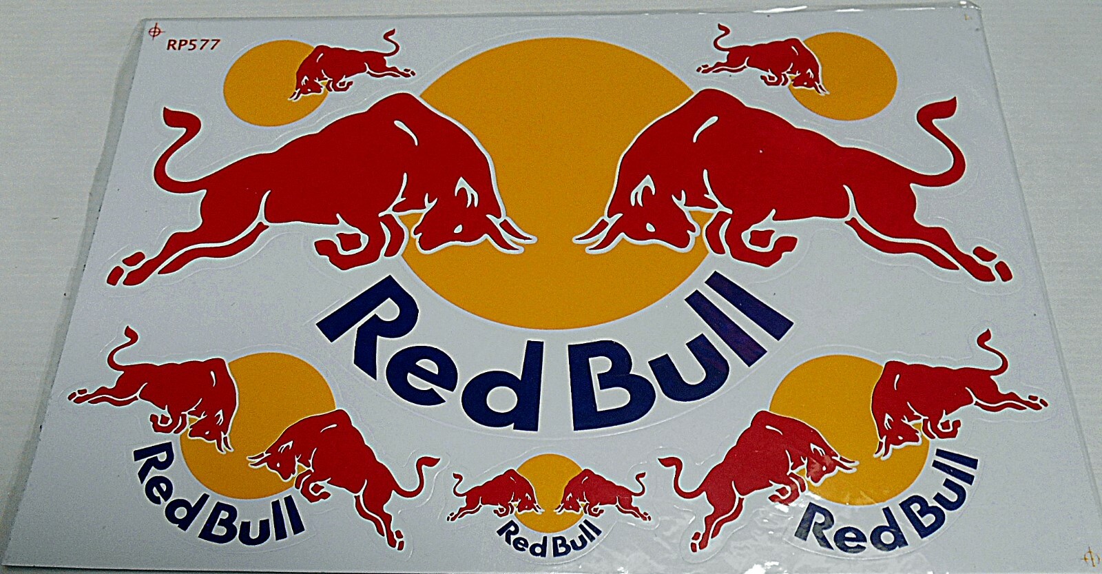 autocollants pour décoration casque N°2 – sport mécanique tuning Red Bull