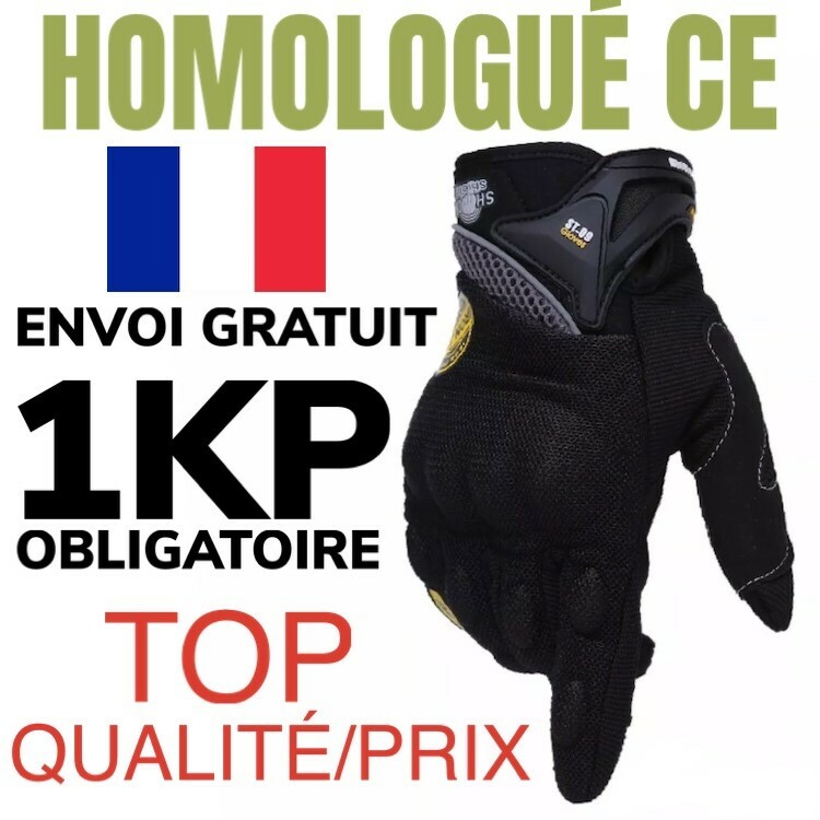 GANTS Moto TAILLE XL Scooter BLACK HOMOLOGUE CE TACTILE ENVOI DE FRANCE NEUF GANTS Moto TAILLE XL Scooter BLACK HOMOLOGUE CE TACTILE ENVOI DE FRANCE NEUF
