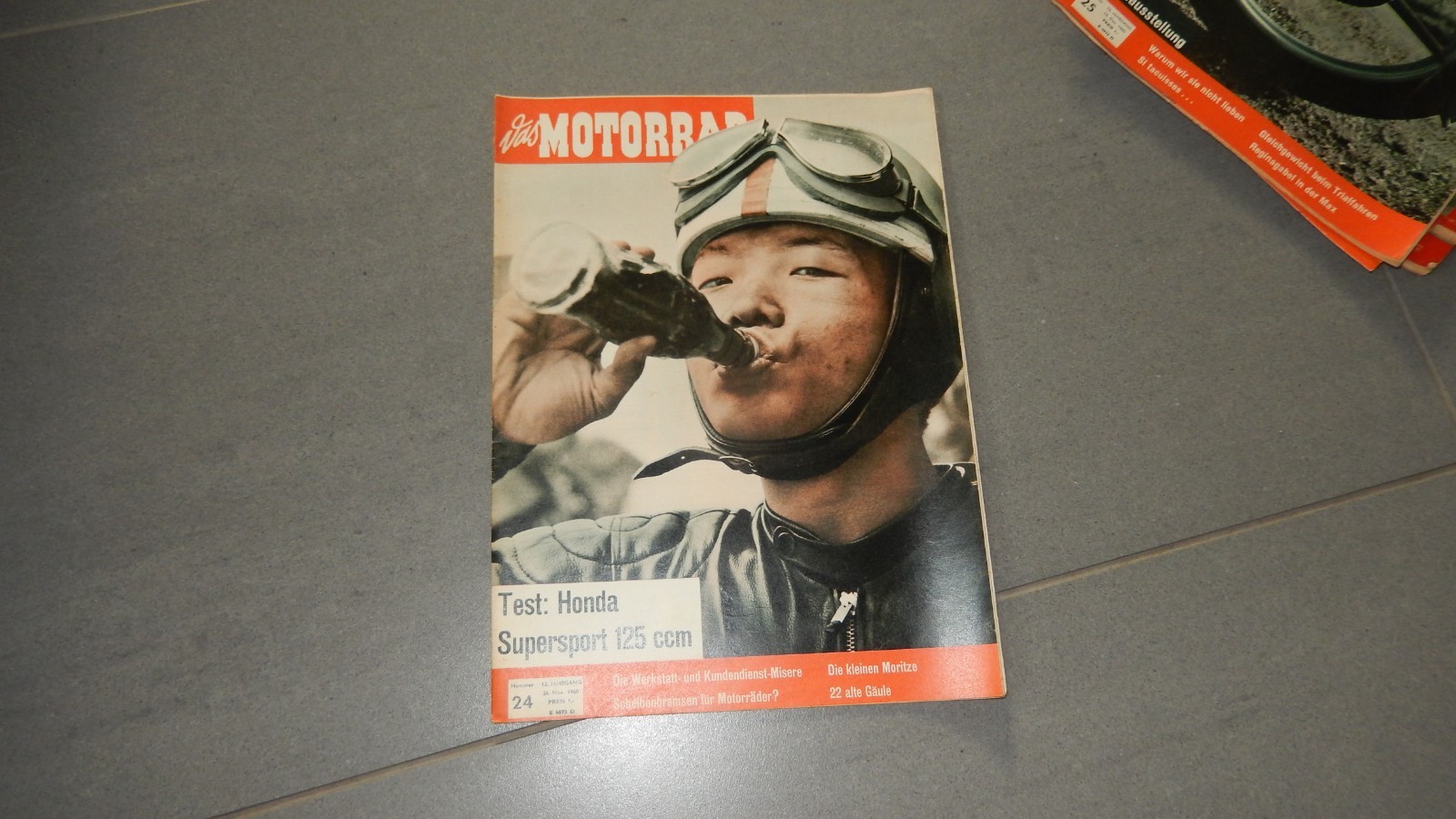 La Moto 24 Honda 125 Benly 26,11, 1960 Freins à Disques Pour Motocyclette La Moto 24 Honda 125 Benly 26,11, 1960 Freins à Disques Pour Motocyclette